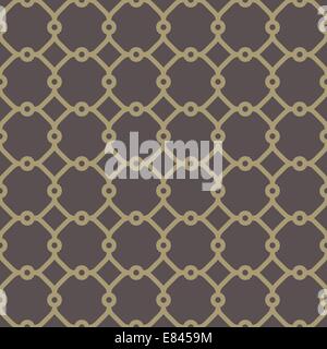 Geometric vector pattern with oriental elements. Seamless background. Abstract texture Stock Vector