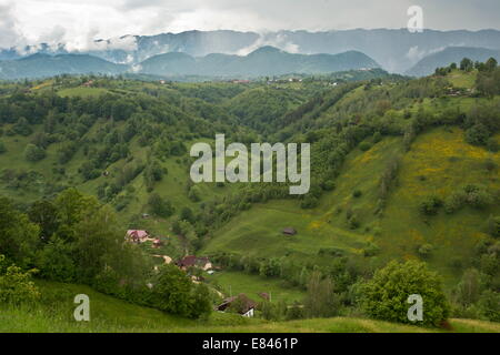 The Piatra Craiului, Piatra Craiului National Park in the southern carpathians, Romania Stock Photo