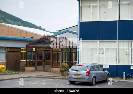 A general view of Cwmcarn High School in Newport, Gwent, Wales. Stock Photo