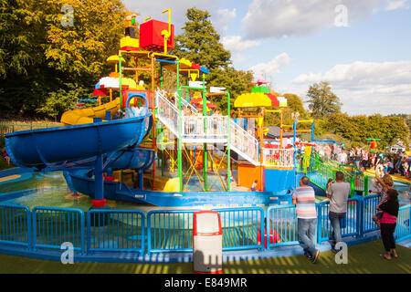 Drench Towers Duplo Valley Splash Play attraction at Legoland Windsor Resort Windsor Berkshire England United Kingdom Stock Photo Alamy