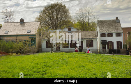 Weeksville heritage center in Brooklyn NY Stock Photo