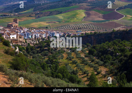 The hilltop Village of Alhama de Granada,  Granada Province, Andalucia, Spain Stock Photo