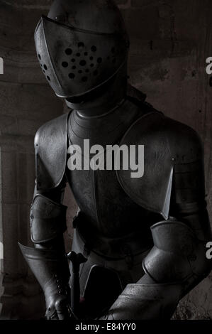 Detailed view of a suit of armour Stock Photo