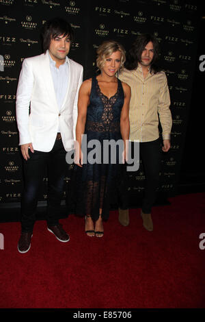 FIZZ Las Vegas grand opening and Elton John's birthday party at Caesars Palace Hotel & Casino - Arrivals  Featuring: The Band Perry Where: Las Vegas, Nevada, United States When: 29 Mar 2014 Stock Photo