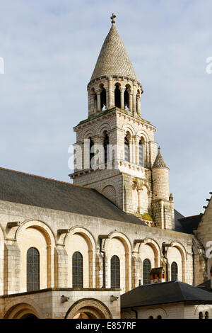 Notre-Dame la Grande church, a Romanesque church, Poitiers, Vienne department, Poitou-Charentes region, France Stock Photo