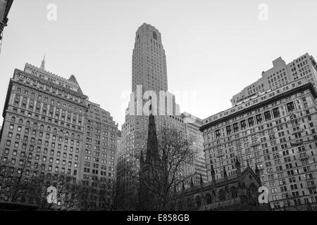 Trinity Church, Manhattan, New York City, New York, USA Stock Photo