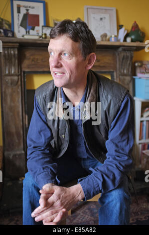 The Author Philip Marsden At His Home In Cornwall On The River Fal 