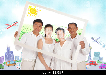 Happy family Stock Photo