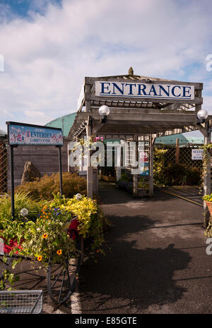 Entrance To Tenterden Garden Centre Kent England UK Stock Photo