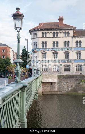 Grattan Bridge on River Liffey, Dublin, Ireland Stock Photo