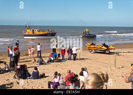 Rhyl Air and Fun show 2014 And Lifeboat day Stock Photo