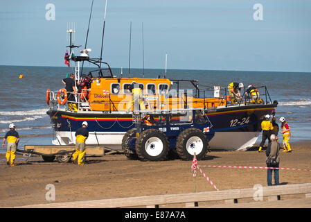 Rhyl Air and Fun show 2014 And Lifeboat day Stock Photo