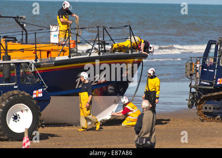 Rhyl Air and Fun show 2014 And Lifeboat day Stock Photo