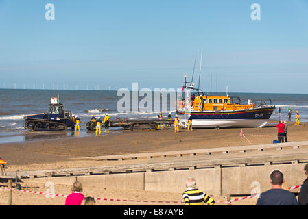 Rhyl Air and Fun show 2014 And Lifeboat day Stock Photo