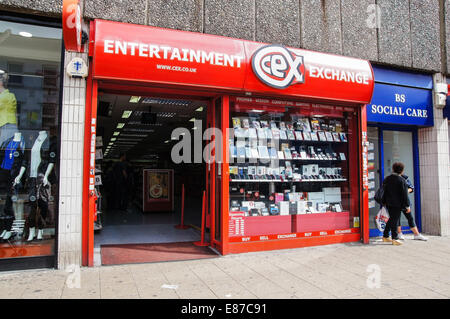 Entertainment Cex exchange store on Wood Green High Road, London England United Kingdom UK Stock Photo