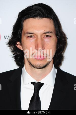 New York, NY, USA. 1st Oct, 2014. Adam Driver at arrivals for The Headstrong Project's Words of War Benefit, Tribeca 360, New York, NY October 1, 2014. Credit:  Gregorio T. Binuya/Everett Collection/Alamy Live News Stock Photo