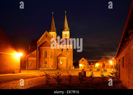 Jerichow Monastery, the oldest brick church in northern Germany, Jerichow, Saxony-Anhalt, Germany Stock Photo