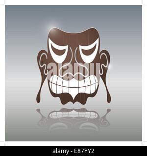 African Mask Stock Vector