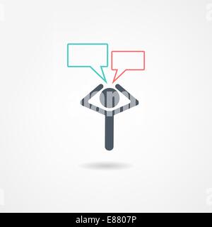 thoughts icon Stock Vector