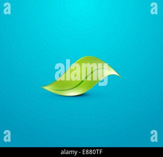 Green leaf vector concept Stock Vector Image & Art - Alamy