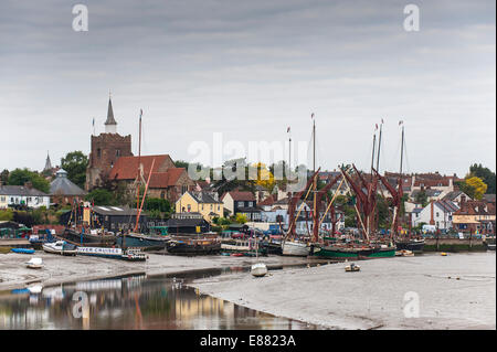 Hythe Quay in Maldon on the Blackwater River in Essex. Stock Photo