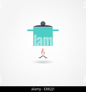 pan icon Stock Vector