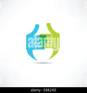 Thumbs up icon Stock Vector