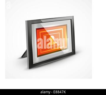 Vector photo frame 3d icon / illustration / banner design Stock Vector