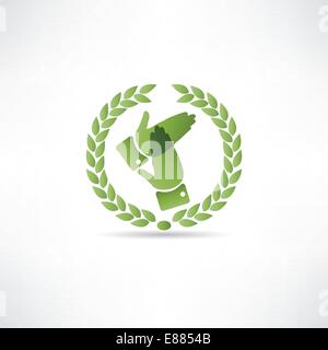 hands icon Stock Vector