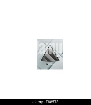 Vector black arrow paper modern design Stock Vector