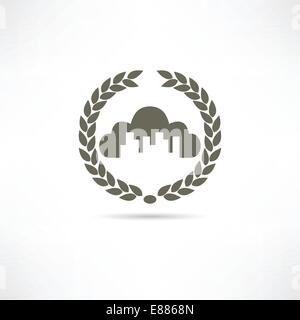 city icon Stock Vector