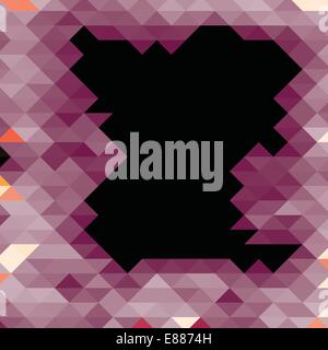 Violet triangle background vector and a lot of copyspace Stock Vector