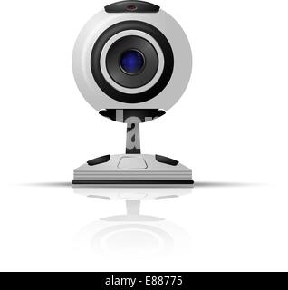 Webcam on a white background Stock Vector