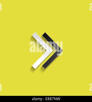 Vector arrow flat design Stock Vector Image & Art - Alamy