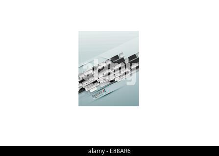Modern colorful geometrical circles design Stock Vector