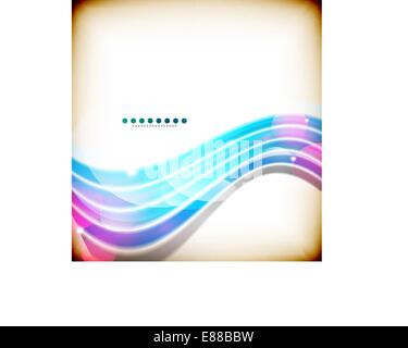 Shiny blue lines technology abstract background Stock Vector