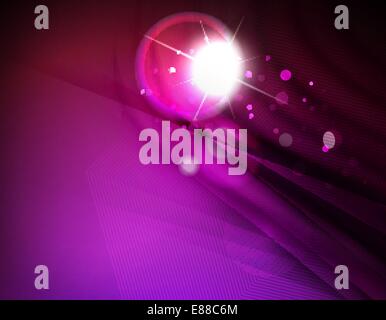Hi-tech futuristic abstract blurred flares and colors Stock Vector
