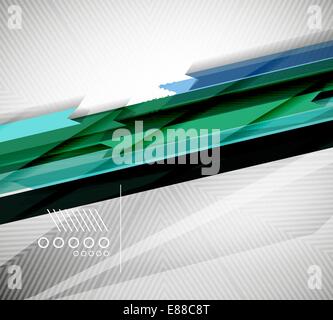 Geometric shape straight stripes background Stock Vector