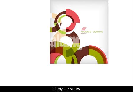 Gradient Rings abstract background shapes for covers card posters ...