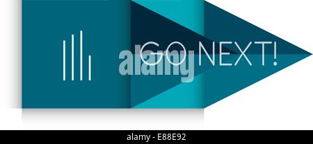 Vector color paper arrow design template for business background | numbered banners | business lines | graphic website layout vector Stock Vector