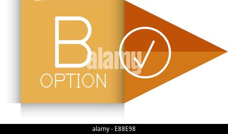 Vector color paper arrow design template for business background | numbered banners | business lines | graphic website layout vector Stock Vector
