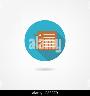 notebook icon Stock Vector