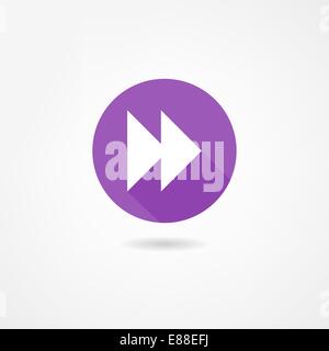 rewind icon Stock Vector