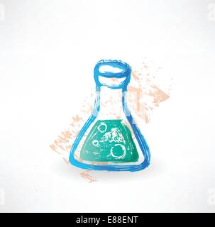 vial of water icon Stock Vector