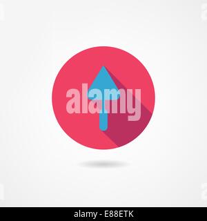 trowel icon Stock Vector