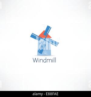 Antique Windmill Vector Stock Vector Image & Art - Alamy