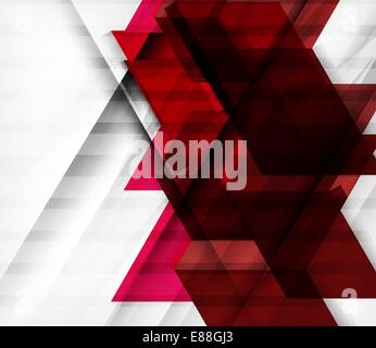 Futuristic blocks geometric abstract background Stock Vector