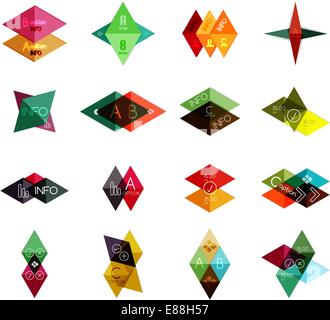 Set of infographic designs Stock Vector