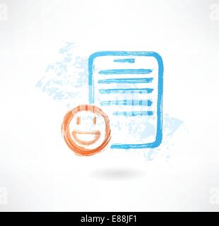 Good document grunge icon Stock Vector