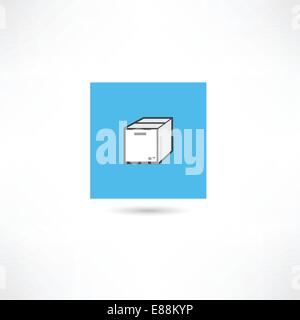 archive box icon Stock Vector